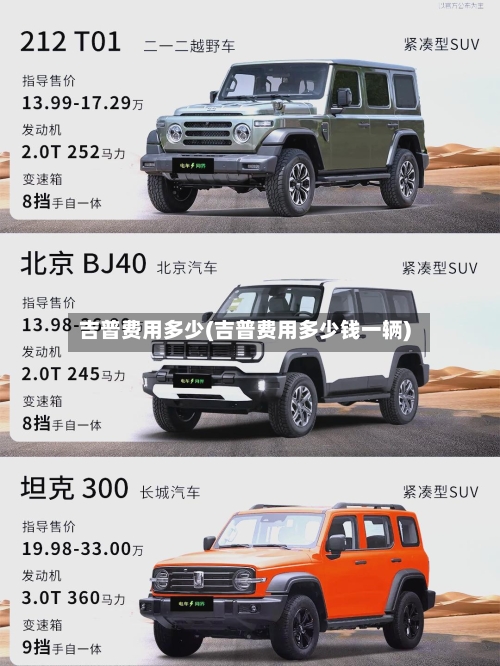 吉普费用多少(吉普费用多少钱一辆)-第2张图片