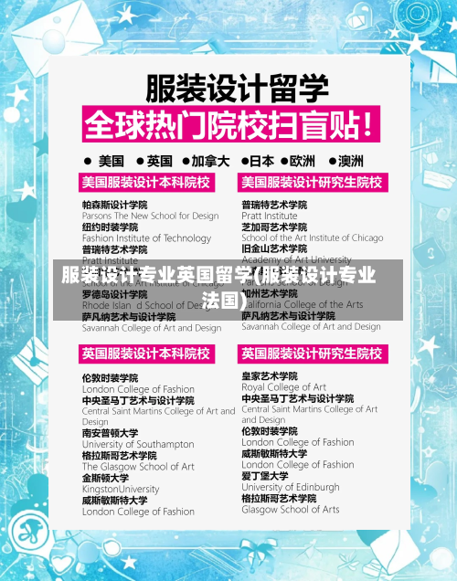 服装设计专业英国留学(服装设计专业法国)