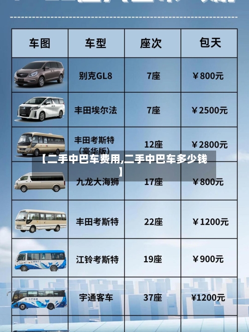 【二手中巴车费用,二手中巴车多少钱】-第3张图片