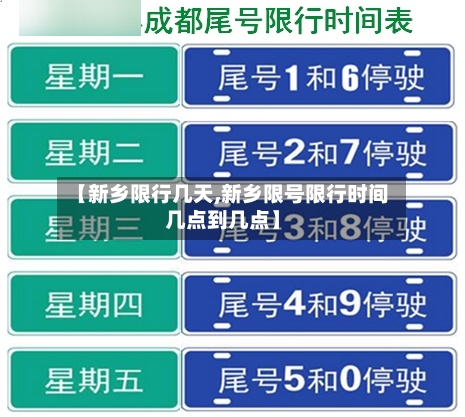 【新乡限行几天,新乡限号限行时间几点到几点】-第2张图片