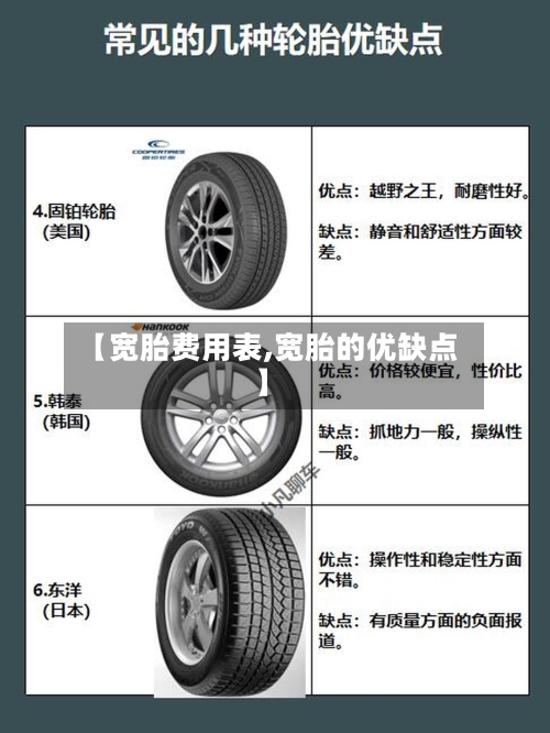 【宽胎费用表,宽胎的优缺点】-第2张图片