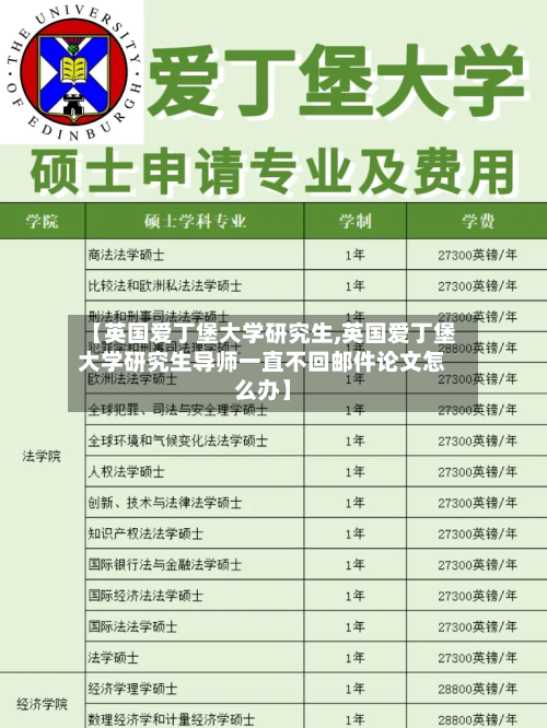 【英国爱丁堡大学研究生,英国爱丁堡大学研究生导师一直不回邮件论文怎么办】-第2张图片