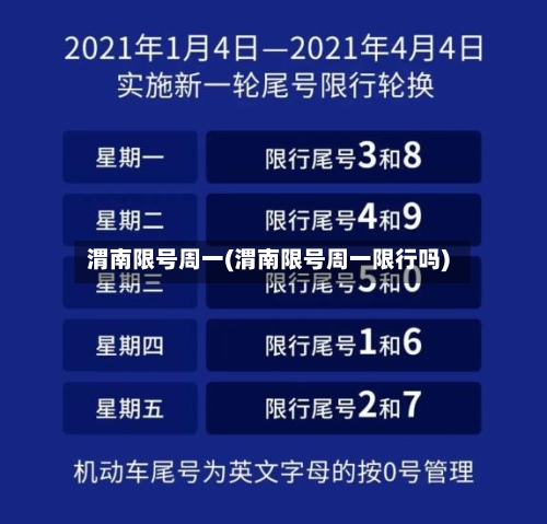 渭南限号周一(渭南限号周一限行吗)-第2张图片