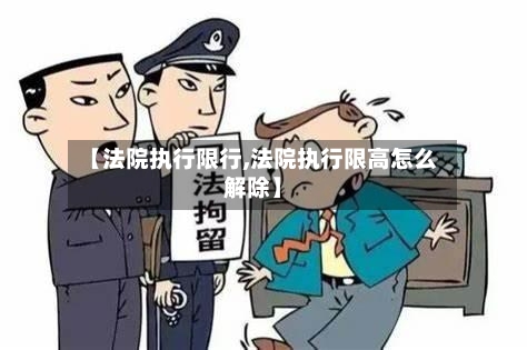 【法院执行限行,法院执行限高怎么解除】-第2张图片