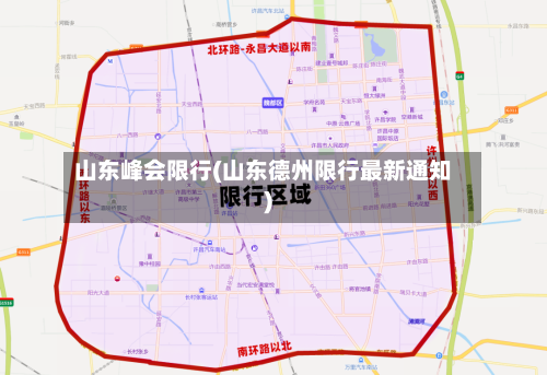 山东峰会限行(山东德州限行最新通知)-第2张图片