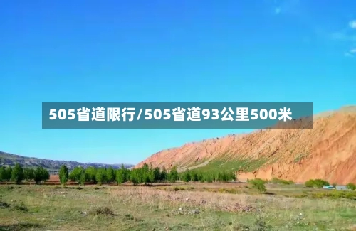 505省道限行/505省道93公里500米-第3张图片