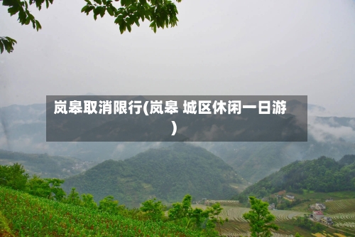 岚皋取消限行(岚皋 城区休闲一日游)