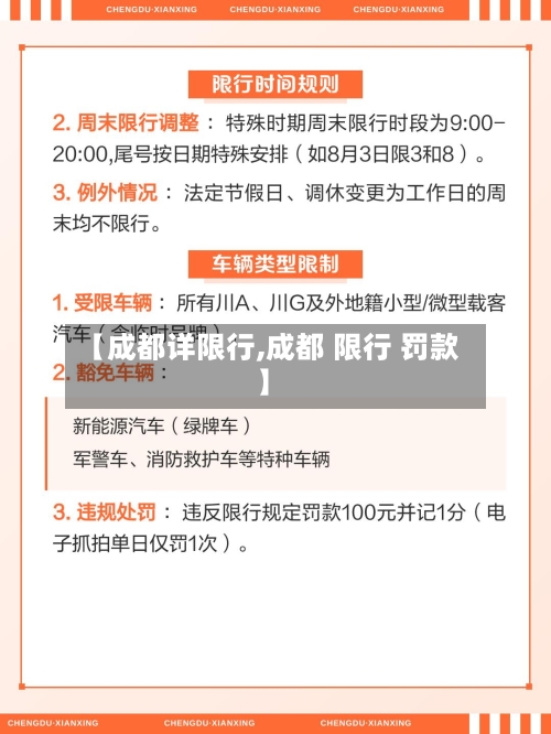 【成都详限行,成都 限行 罚款】-第2张图片