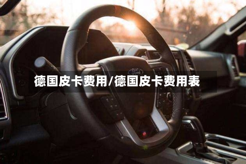 德国皮卡费用/德国皮卡费用表-第2张图片