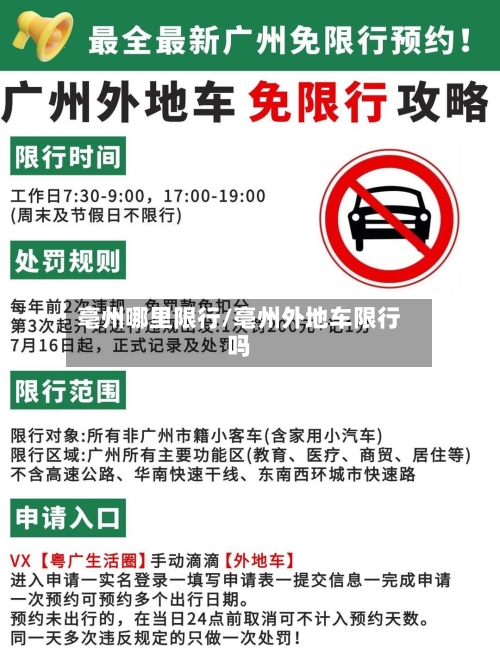 亳州哪里限行/亳州外地车限行吗-第2张图片