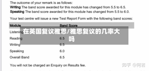 在英国复议雅思/雅思复议的几率大吗-第2张图片