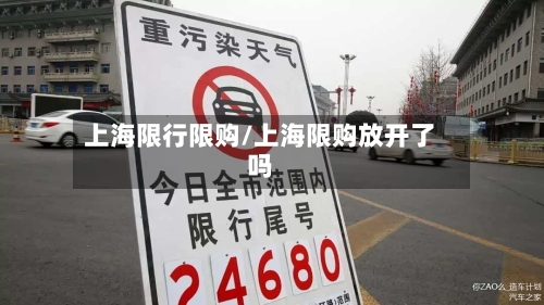 上海限行限购/上海限购放开了吗-第2张图片