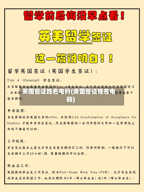 英国签证姓名电码(美国签证姓名电码)