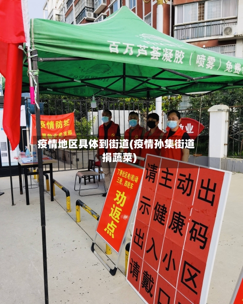 疫情地区具体到街道(疫情孙集街道捐蔬菜)-第2张图片