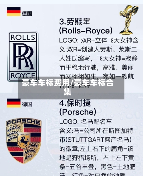 豪车车标费用/豪车车标合集